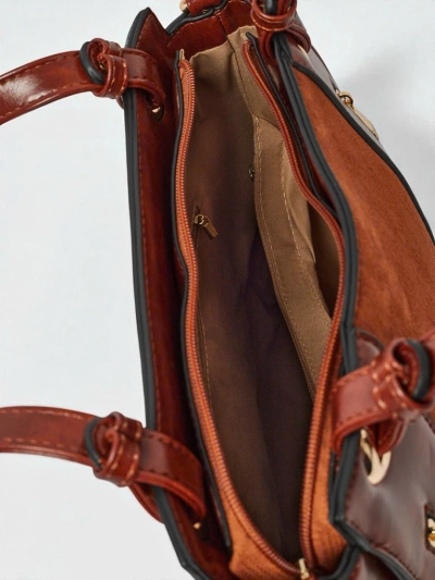 Ženska shopper torba iz eko usnja Silent Raven