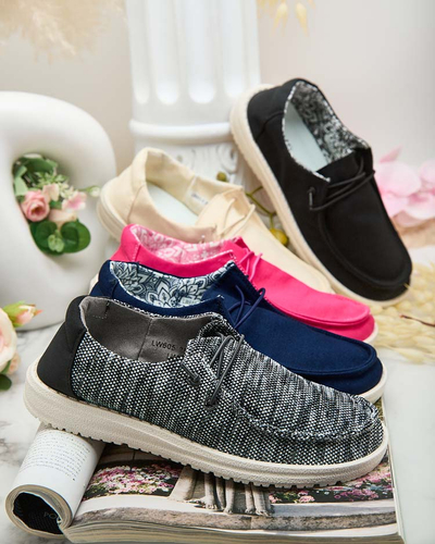 Royalfashion Women's Reptess Lace-up Half Shoes