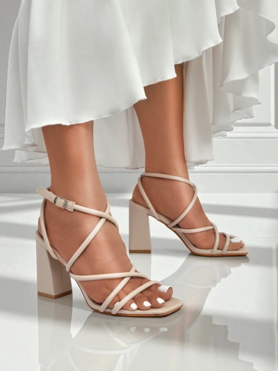Royalfashion Ženske sandale s blok peto Elysia