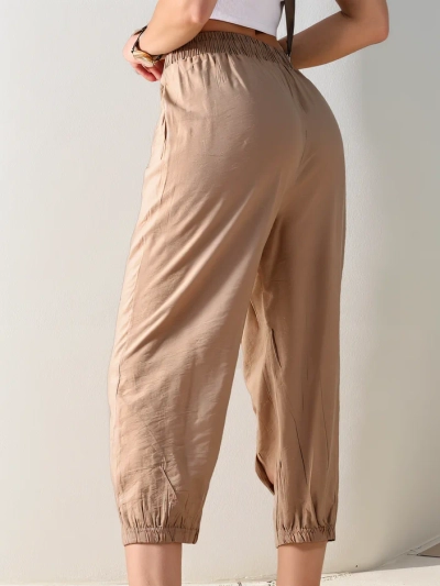 Royalfashion Ravne ženske tkanine hlače 7/8