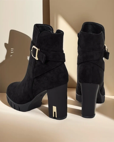 Royalfashion Visoke škornje za ženske Molin