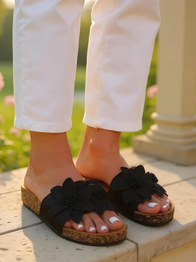 Royalfashion ženske sandale s cvetlicami Foules