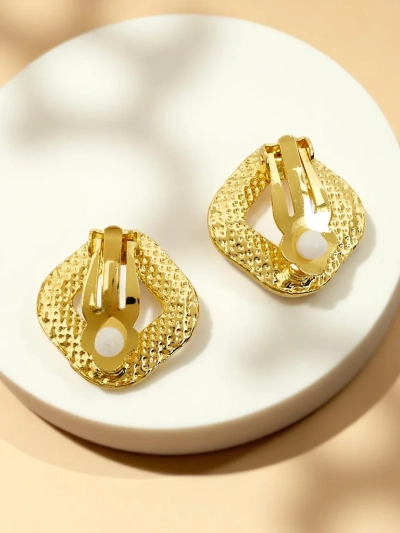 Royalfashion ženski uhančki s sponko z biseri Aurelia Perla