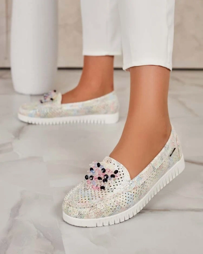 Royalfashion Women's beaded openwork mokasini Namis