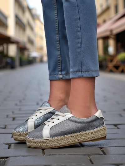 Royalfashion Ženske superge z bleščicami Sercele