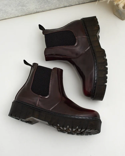 Royalfashion Ženski škornji Movitas iz eko usnja