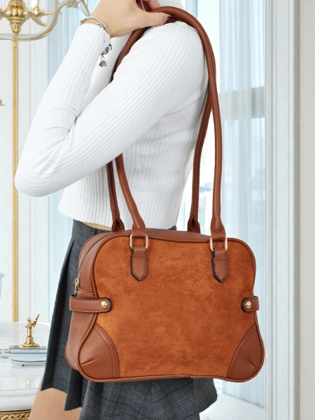 Ženska shopper torbica iz eko usnja Erelle