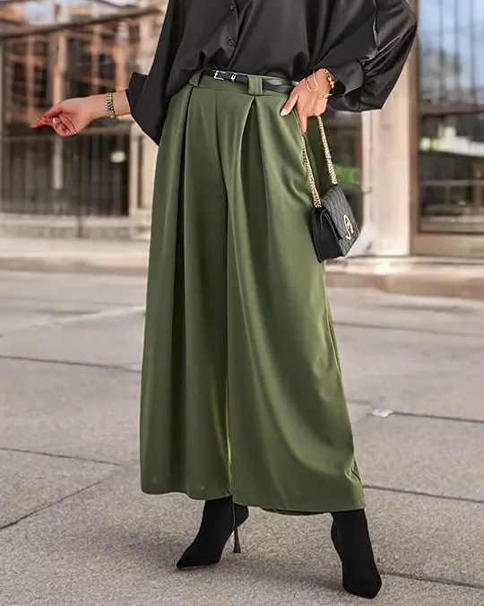 Royalfashion Ženske široke hlače
