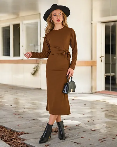 Royalfashion Ženska midi obleka