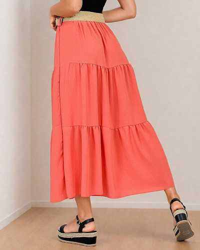 Royalfashion Žensko midi krilo s pasom