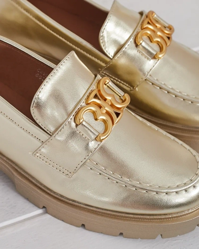 Zlati Mokasini Chloé Eleganten Ženski Stil