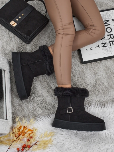 Royalfashion Kratki ženski škornji a'la snežni škornji Myrelle