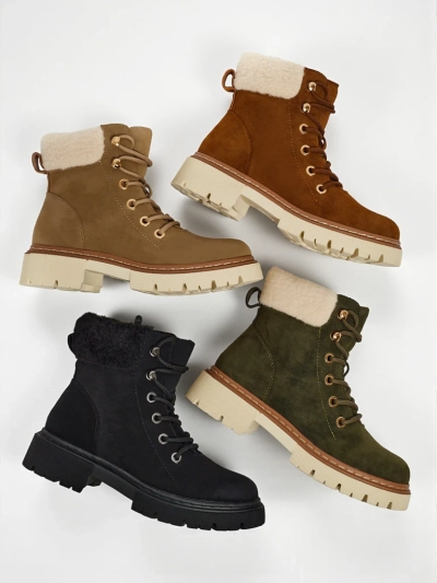 Ženski gležnarji s krznom Tessara