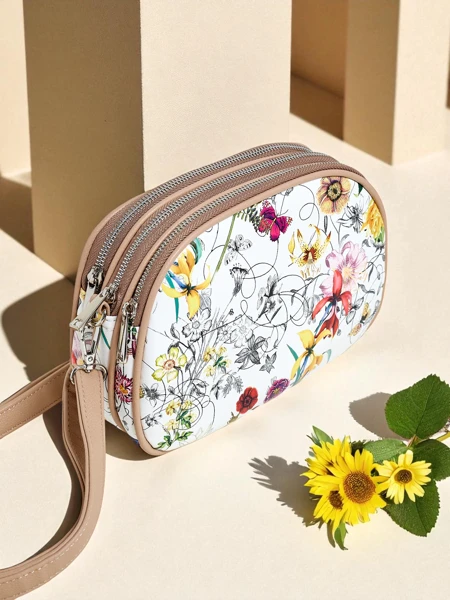 Royalfashion Majhna ženska torbica iz ekološkega usnja Floriana