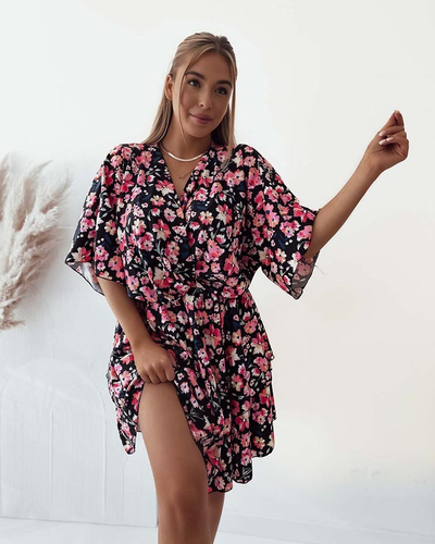 Royalfashion Ženska mini obleka z izvirnim vzorcem