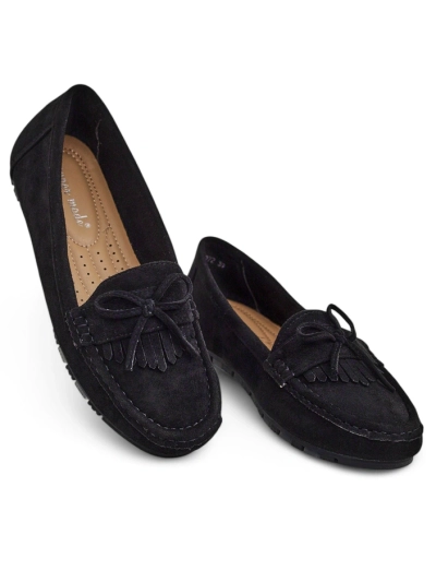 Royalfashion Ženske ekološke semiš mokasinke Etette