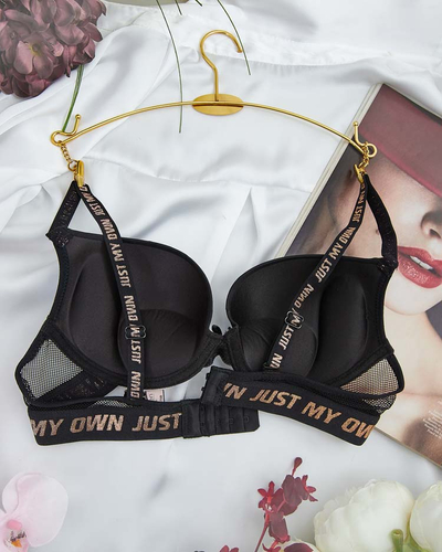 Royalfashion Ženski modrček z napisi