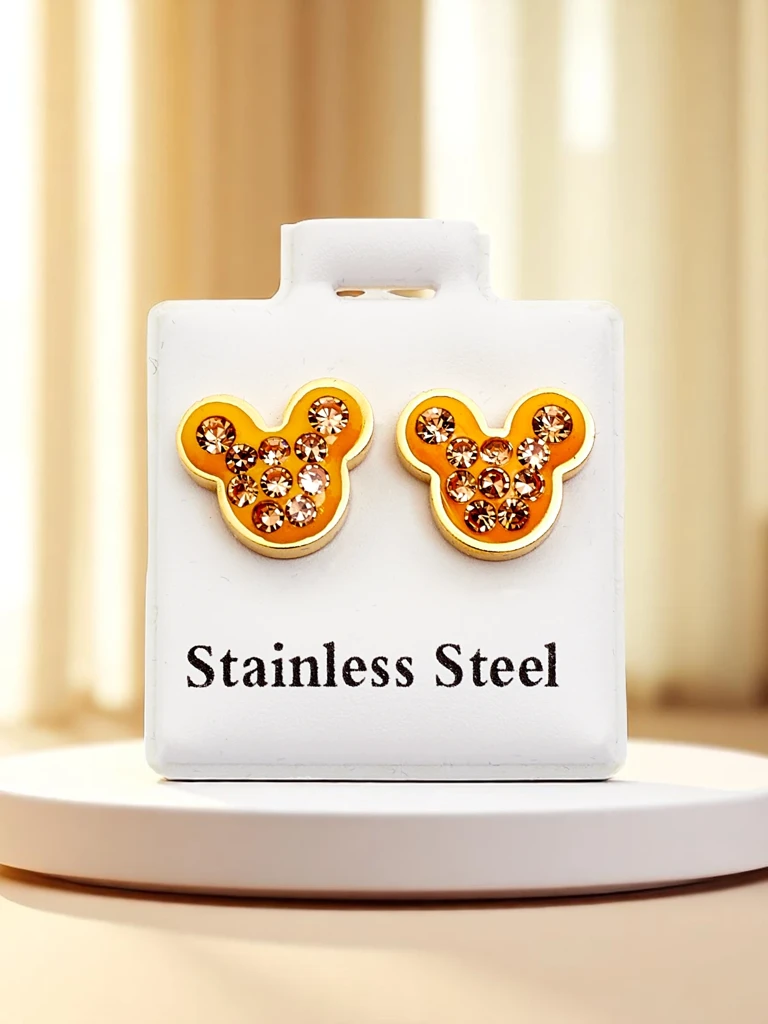 Royalfashion Ženski uhančki v obliki medveda