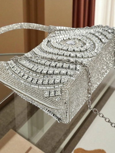 Royalfashion Ženska ročna torbica s cirkoni Sova Glint