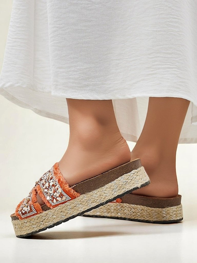 Royalfashion ženski natikači z okrasjem Candy Candy