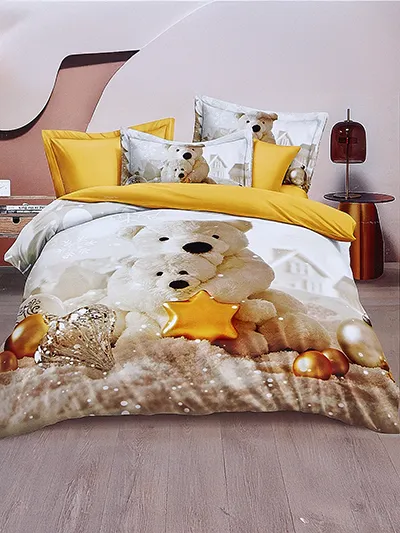 Royalfashion božični posteljnina 160x200 set 3-delni