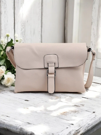 Royalfashion Majhna ženska torbica iz ekološke usnje s 3 predeli