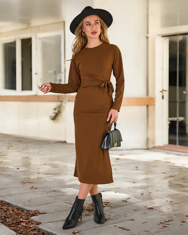 Royalfashion Ženska midi obleka