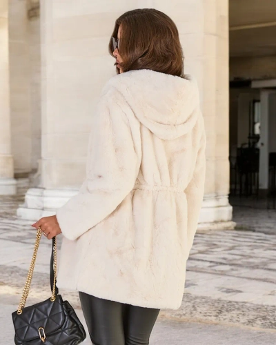 Royalfashion Ženska jakna iz imitacije krzna