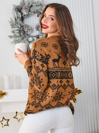 Royalfashion Ženski božični pulover