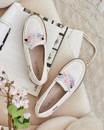 Royalfashion Mokasini s pisanimi kamni Restea