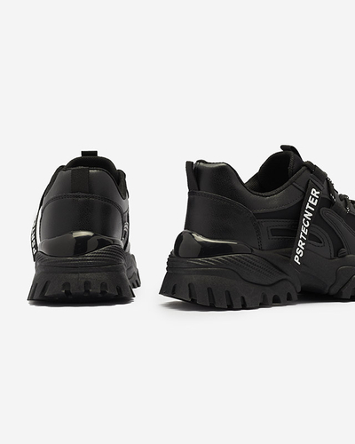 Czarne damskie buty sportowe typu sneakersy Evilpo- Obuwie