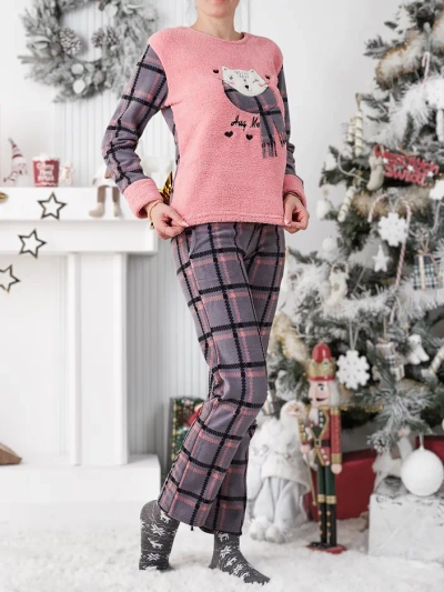 Royalfashion Ženske karirane pižame