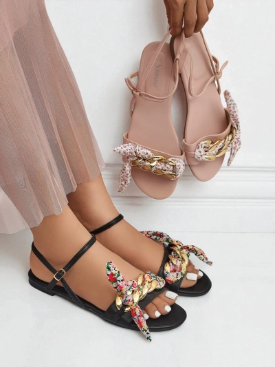 Royalfashion Ženski ravni sandali BareLuxe