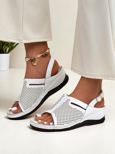 Sandalias de mujer Royalfashion con tacón de cuña bajo Mira