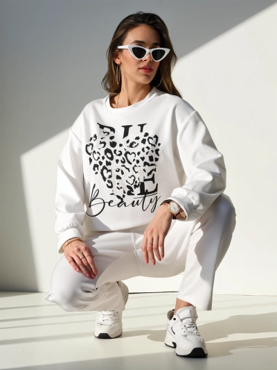 Royalfashion Ženski viskozni set s potiskom