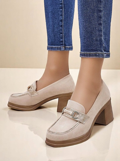 Royalfashion ženske mokasine s široko peto Apareus