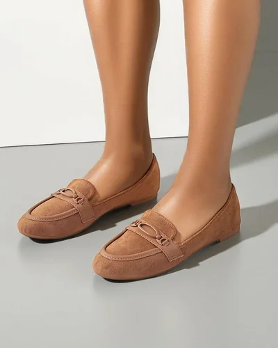 Royalfashion Ženski ekološki semiš loafers Zammei