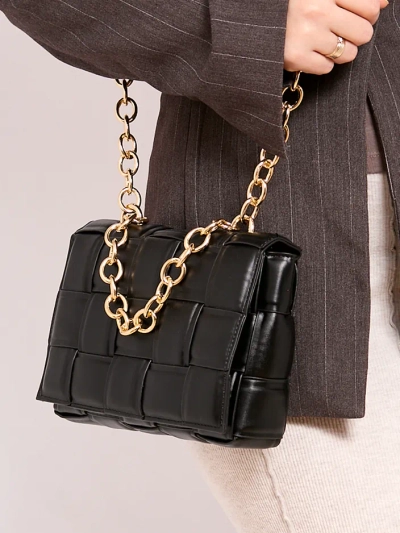 Royalfashion Ženska mala pletena torba