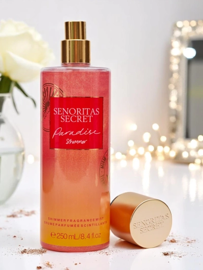 Senoritas Secret Body Mist Paradise Shimmer z bleščicami