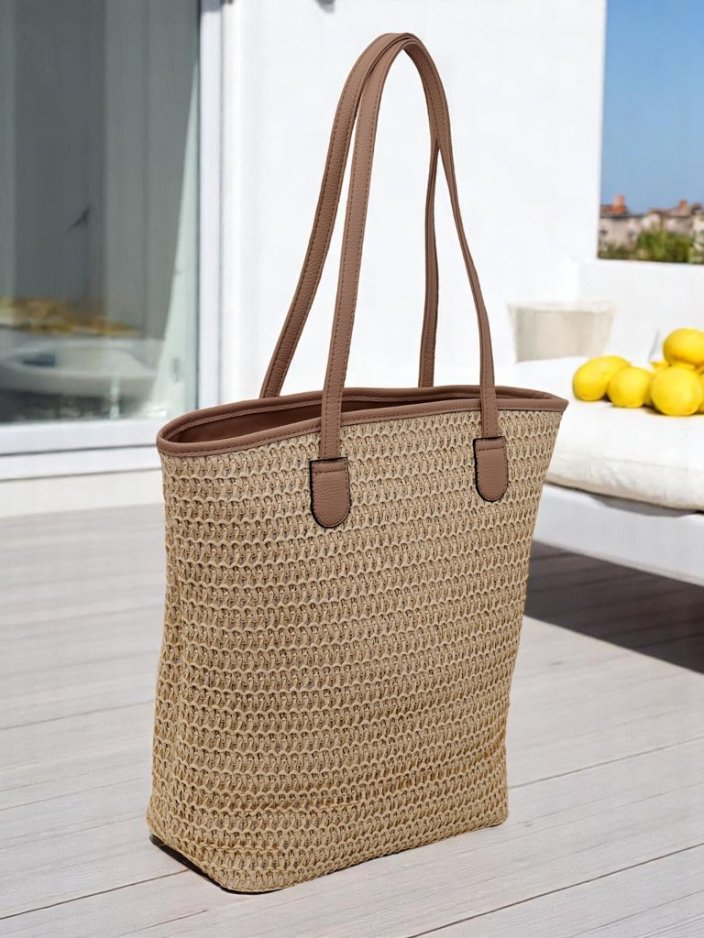 Royalfashion Velika ženska torba iz slame Solea Bag