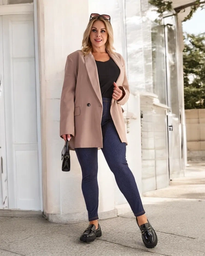 Royalfashion Ženske hlače PLUS SIZE