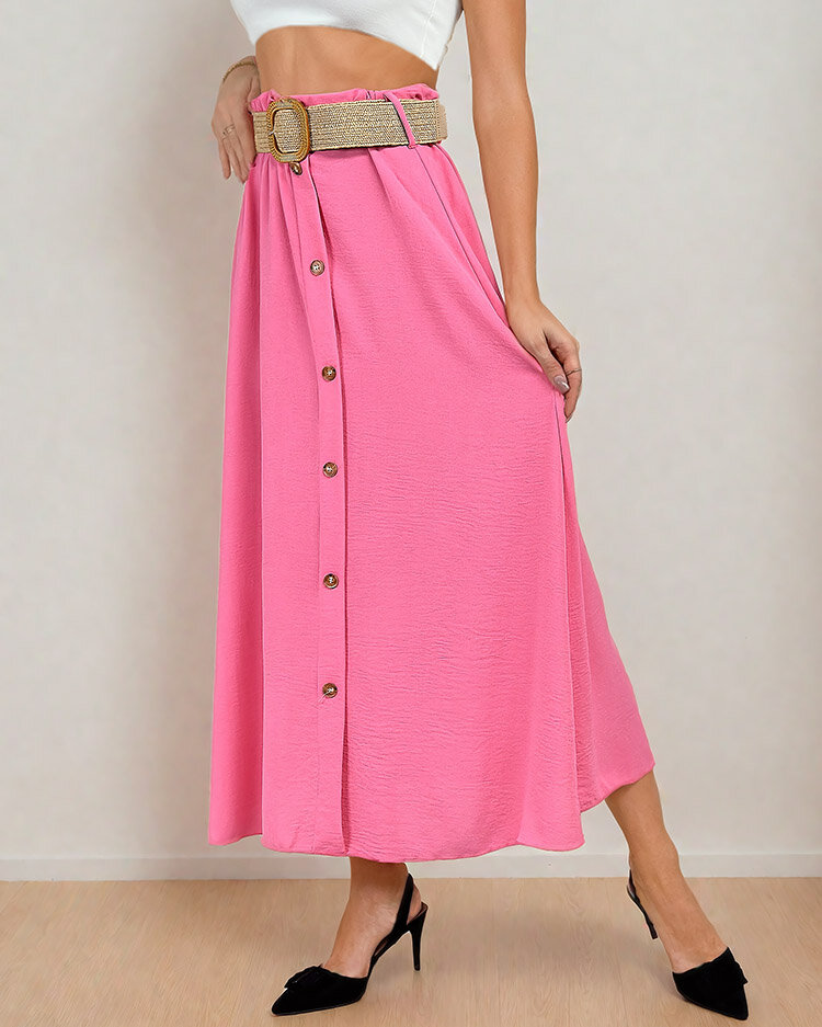 Royalfashion Žensko midi krilo s pasom