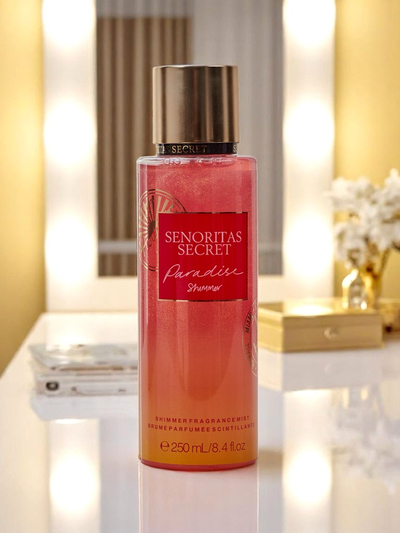 Senoritas Secret Body Mist Paradise Shimmer z bleščicami