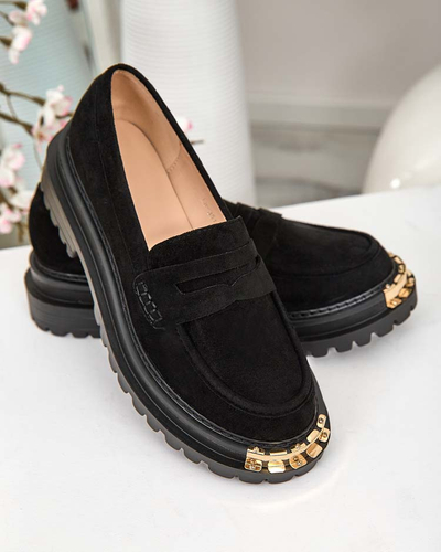 Royalfashion Ženski mokasini iz eko semiša Retillum