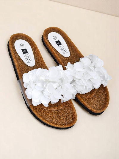 Royalfashion Ženski natikači s cvetlicami Flora Soft