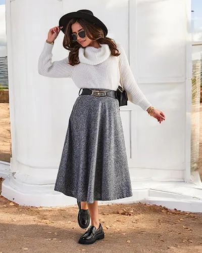 Royalfashion Ženska midi krila
