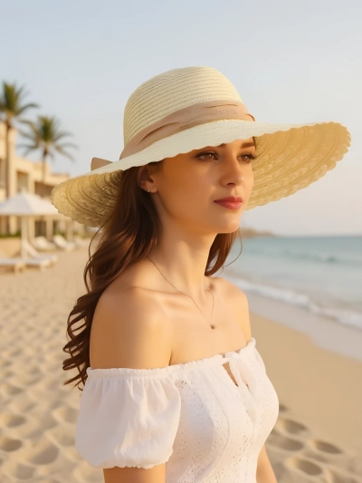 Royalfashion Ženski slamnik Mira Flare