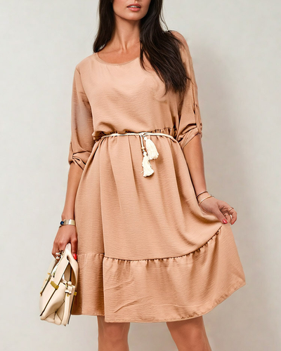 Royalfashion Ženska obleka do kolen