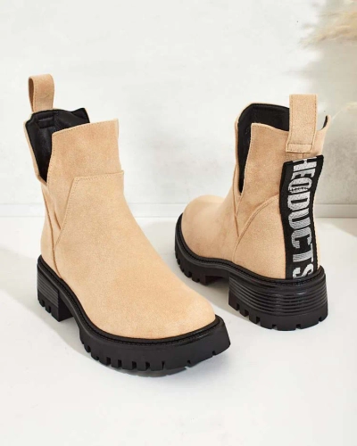 Royalfashion Ženski škornji Gorgie z izrezom