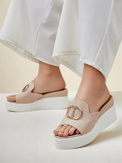 Royalfashion ženske sandale na klinu Daffin